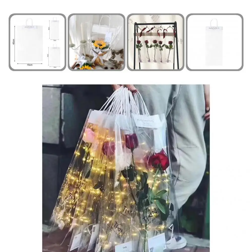 

Beauty Gift Holder Universal Transparent Portable Gift Packaging Candy Bag Gifts Decor 10Pcs
