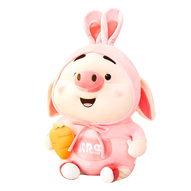 Взрывобезопасная красная креативная Милая свинка плюшевая игрушка кукла сеть