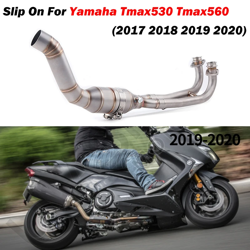 Для Yamaha Tmax500 Tmax530 Tmax T-Max 500 530 2017 2018 мотоцикл с полной системой выхлопной трубы