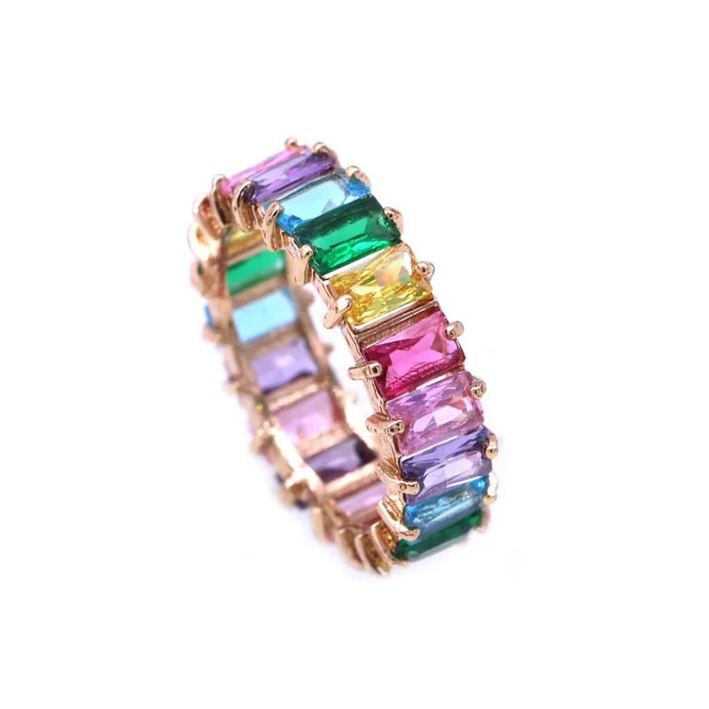 Женское Обручальное Кольцо GZJY разноцветное обручальное кольцо цвета