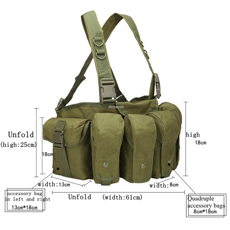 Тактический Жилет Molle мужской армейский военный боевой жилет для журналов АК 47