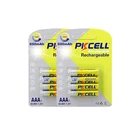 Аккумуляторы PKCELL, 1,2 в, NIMH, AAA, 600 мА  ч, 1,2 В, 3 А, 8 шт.2 карты, более 1000 циклов