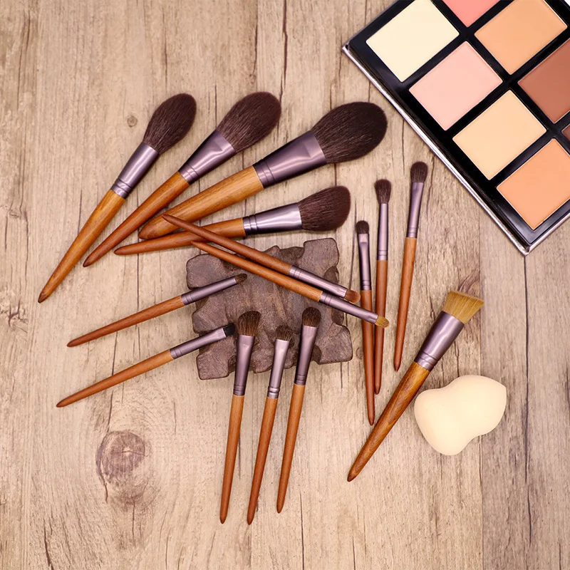 Высококачественная Кисть для макияжа набор кистей нанесения основы румян теней