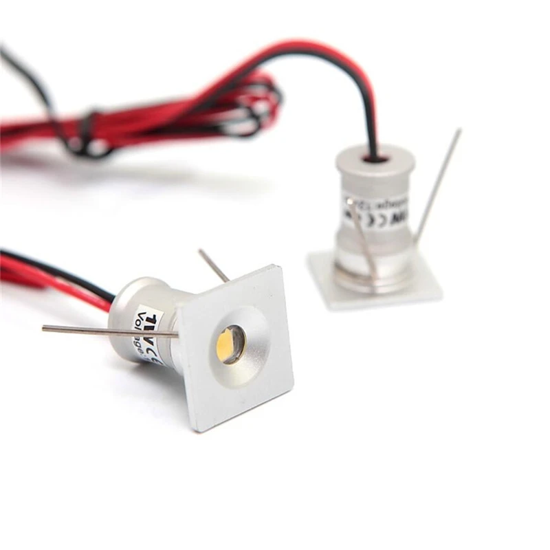 9pcs/lot DC12V 1W LED MINI Downlight Bridgelux Chip Waterproof IP65 Spot Light Cabinet New Design | Освещение