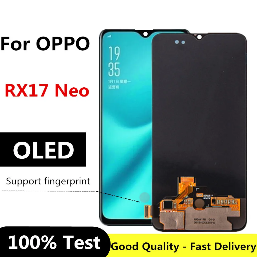

For Oppo RX17 Neo cph1893 LCD screen Display 6.4" for OPPO RX17 Neo LCD Display Screen Touch Panel Digitizer Assembly