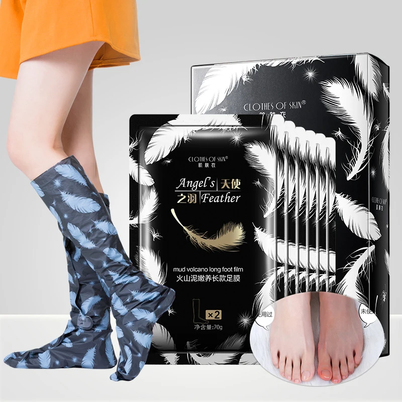 

Whitening Volcanic Nud Foot Mask Exfoliating And Exfoliating Care Foot Mask Anti-drying Peeling Nourishing Long Foot Mask TSLM1