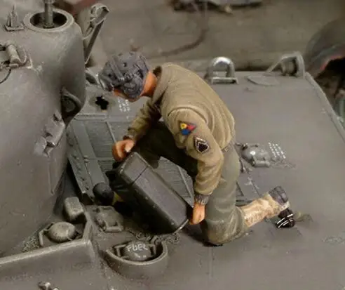 1/35 Американский танкер заправочная шкала набор для строительства фигурок из