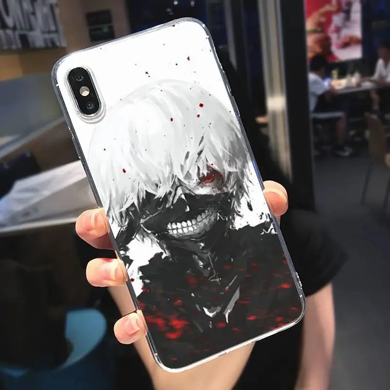 

Tokyo Ghouls Ghoul Japan anime Phone Case Transparent soft For iphone 5 5s 5c se 6 6s 7 8 11 12 plus mini x xs xr pro max