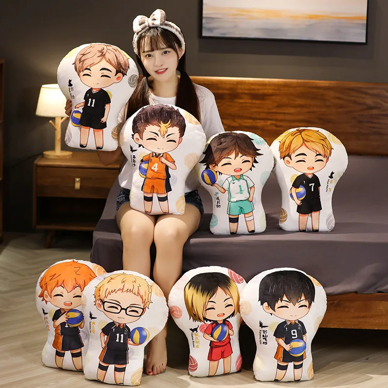 Подушка Аниме Haikyuu подушка Shoyo Hinata Tobio Kageyama Kei Tsukishima манга анимация периферийная