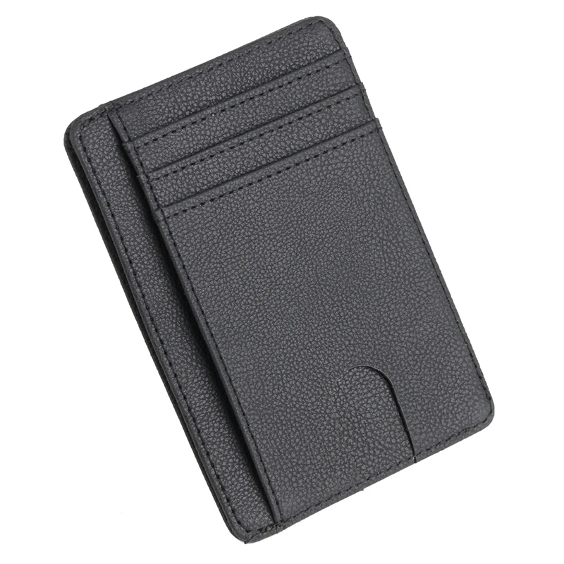 Black 1 Бизнес-женские кошельки, кошелек для кредитных карт и путешествий, держатель для карт на молнии, держатель для карт, женский s Bank держатель для карт, кошелек для карт - Цвет: Black 1