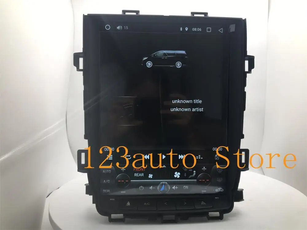 12 1 ''Вертикальный стиль Тесла Android 9 0 автомобильный без DVD GPS навигатор плеер