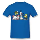 One yona, повседневная мужская зимняя футболка с миньонами, мягкие мужские футболки, оптовая продажа