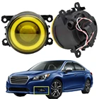 2x светодиодный автомобильный противотуманный светильник + дневный ходовой светильник Angel Eye DRL для Subaru Legacy 2.5L H4 Turbocharged 2010 2011 2012