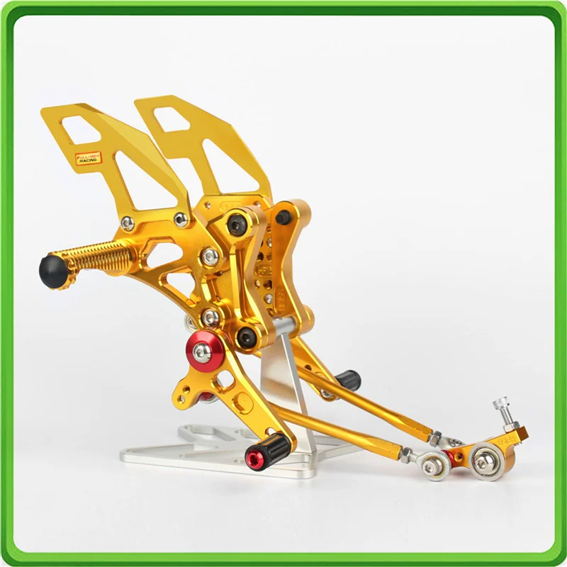 

FULL-REV RACING Adjustable Rearsets Rear set Footpegs For Ducati 1098 1098S 1098R 1198 1198R 1198S 2007 2008 2009 2010 2011 Gold