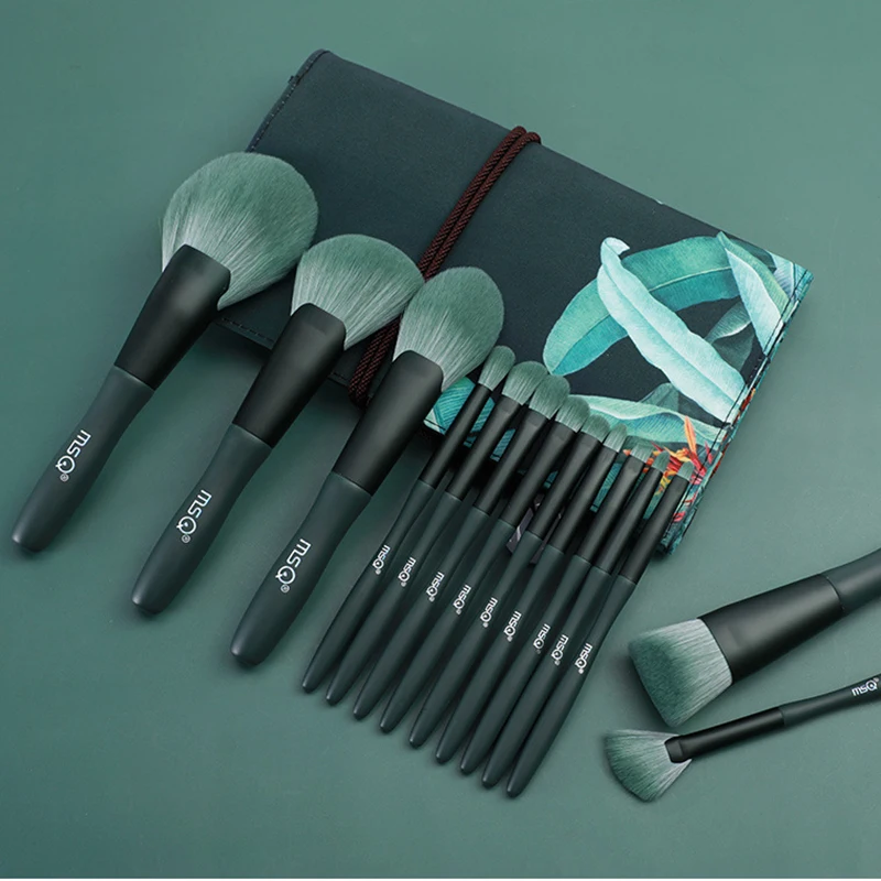 

14 Pieces Professional Makeup Brush Set Foundation Blending Concealer Eye Face Liquid Powder Cream Cosmetics Brochas