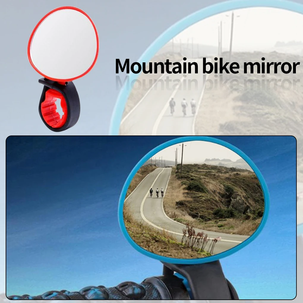 

Outdoor Cycling Mini Bike Rearview Mirror 360 Degrees Rotate Flexible Universal Bike Bicycle Cycling Rearview Handlebar Mirror