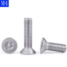 M4 x 0,7 4 мм плоская головка Torx винты безопасности машины-A2 304 нержавеющая сталь