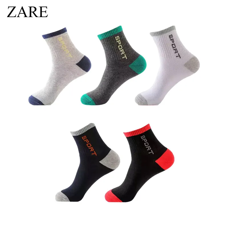 

ZARE 10 Pairs Winter Men Socks Autumn Medium Thicken Sport Children Women Japanese Cartoon Knitted Cotton Solid Color NO.15