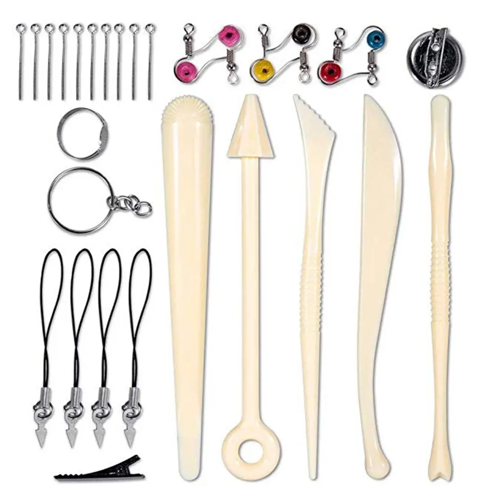 Набор для выпекания полимерной глины 32 цвета глина в духовке моделирования