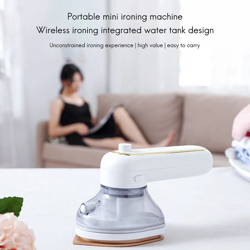 Wireless Handheld Steam Iron Machine Mini Portable USB Rechargeable Garment Steamer Hanging Ironing For Travel Home 160W | Бытовая