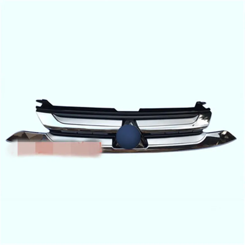 

ABS Chrome Front grille assembly Front Grille Around Trim Racing Grills Trim for Mitsubishi Outlander 2016-2018 Car Styling