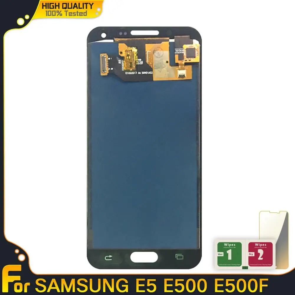 Высококачественный LCDs дисплей для Samsung Galaxy E5 E500 E500F E500H E500M кодирующий
