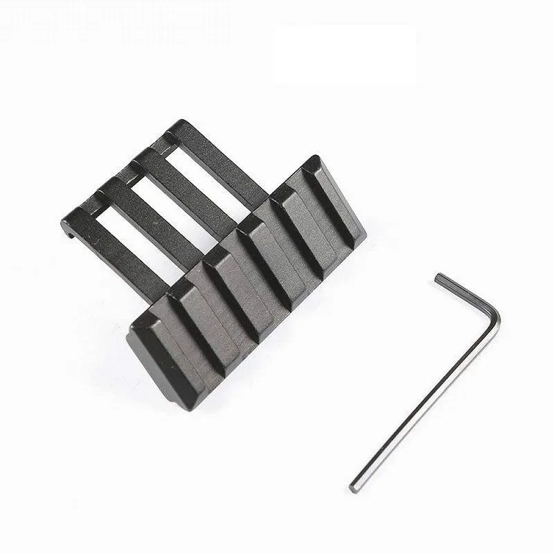 

Tactical 5 Slots Side Rail 45 Angle Offset 20mm Picatinny Rail Mount Quick Release Weaver Hunting Low Profile Airsoft Adapter