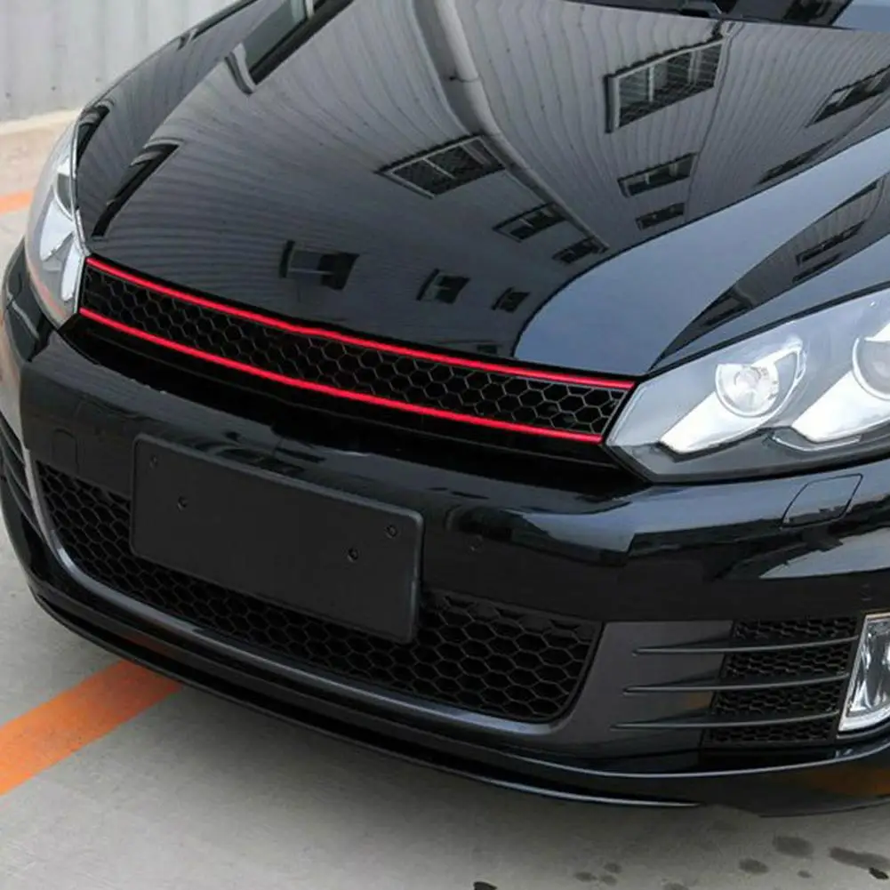 Front Hood Grille Decals Car Strip Sticker Decoration for Golf 6 7 Tiguan | Автомобили и мотоциклы