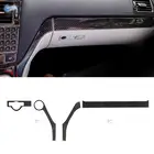 Для Mercedes Benz C Class W204 панель управления центральной стороной автомобиля из углеродного волокнапереключатель фарыкрышка пассажирской приборной панели наклейка отделка