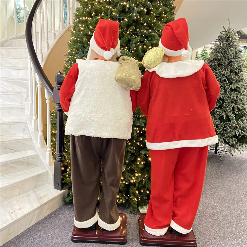 Рождественские украшения для отеля торгового центра 1 8 м Санта-Клаус