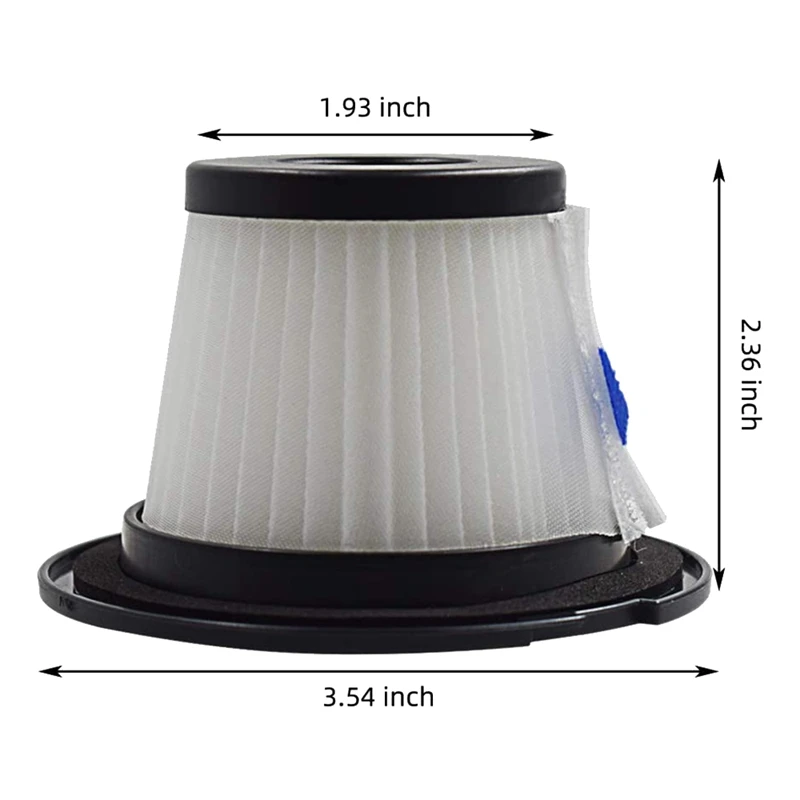 

8 Sets Replacement HEPA Filter and Strainer Screen Fit for MOOSOO K17 Cordless Stick Vacuum Cleaner Replacement Parts