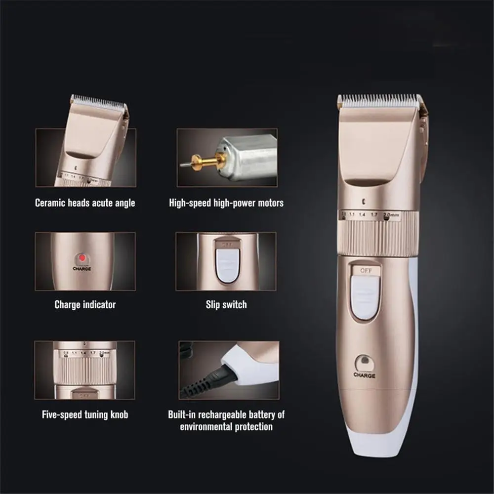 Профессиональная электробритва для взрослых и детей перезаряжаемая машинка