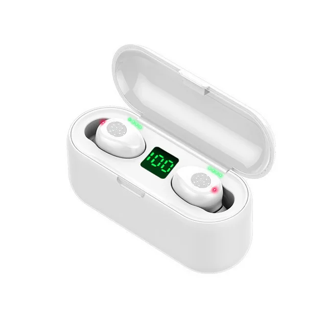 

SERBUFAN Wireless V5.0 Bluetooth Earphone Touch HD Stereo Headphone Headset With Dual Mic and 2000mAh Battery Charge Cas
