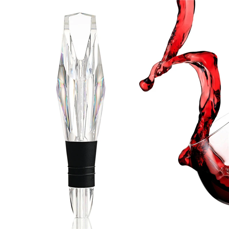 Винная бутылка-декантер насадка Универсальный бриллиантами современный из