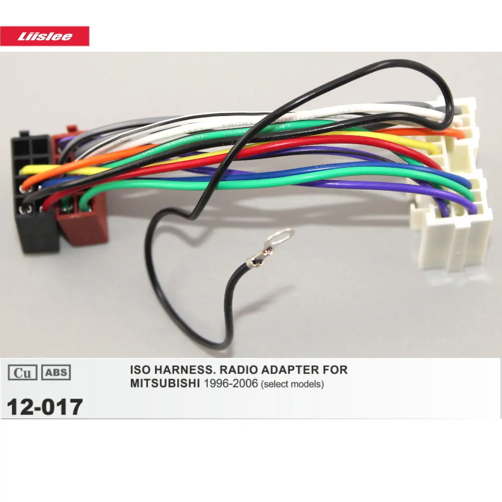 DIN ISO Жгут адаптер для MITSUBISHI Grandis/Hunter/Lancer/L200 автомобильный завод радио 14 контактов