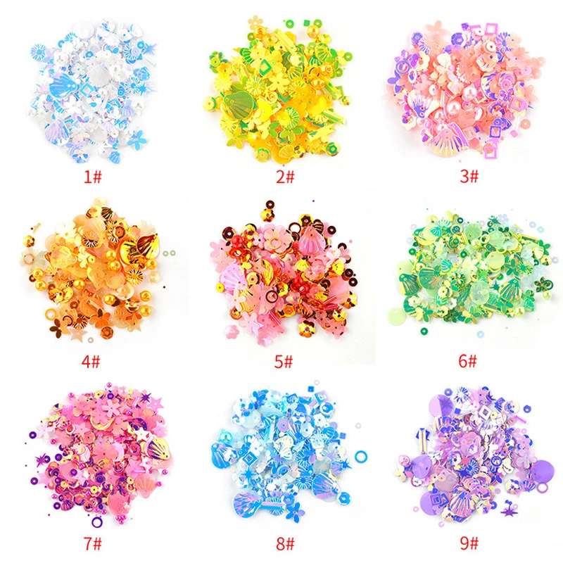 

Shell Glitter Confetti Flakes for Nails Art Iridescent Sparkle Sequins for Party Scatter Decor Epoxy Resin Mold Filler Slime DIY