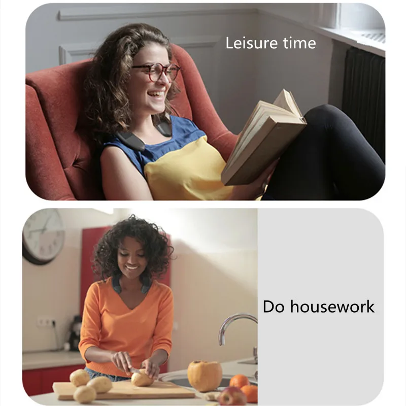 

Neck-Mounted Wireless Bluetooth Speaker, Portable With Small Speaker, Stereo Heavy Bass, Waterproof, Support TF Playback