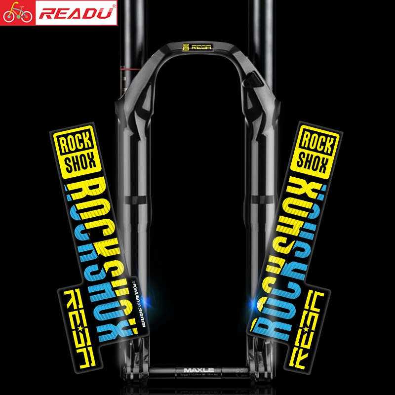Rockshox REBA наклейки на вилке для горного велосипеда передняя вилка 2020|Наклейки
