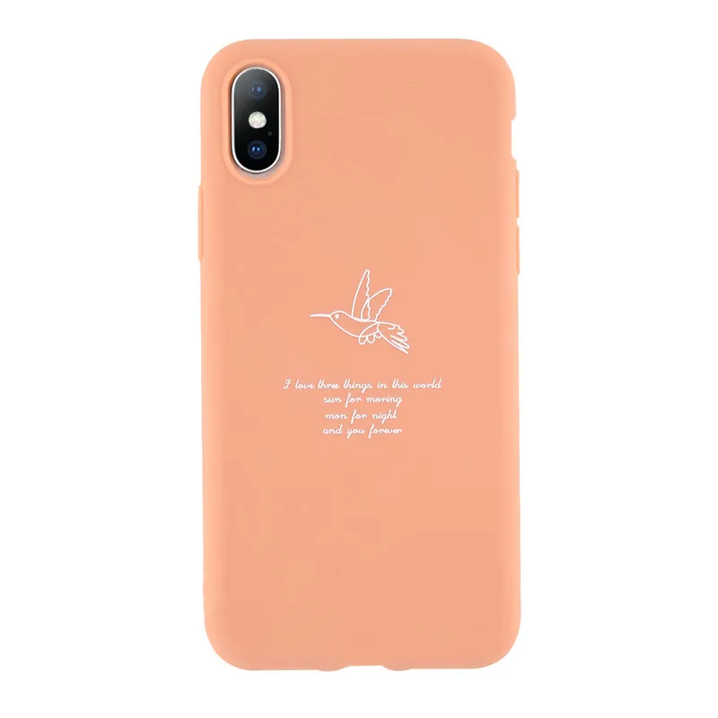 AC7865 Чехол Ottwn для iPhone 6, 7, 8 Plus, X, XR, XS, Max, простой чехол с буквенным принтом, для iPhone 11 Pro, чехол, Мягкая силиконовая задняя крышка, чехол для телефона - Цвет: AC7865