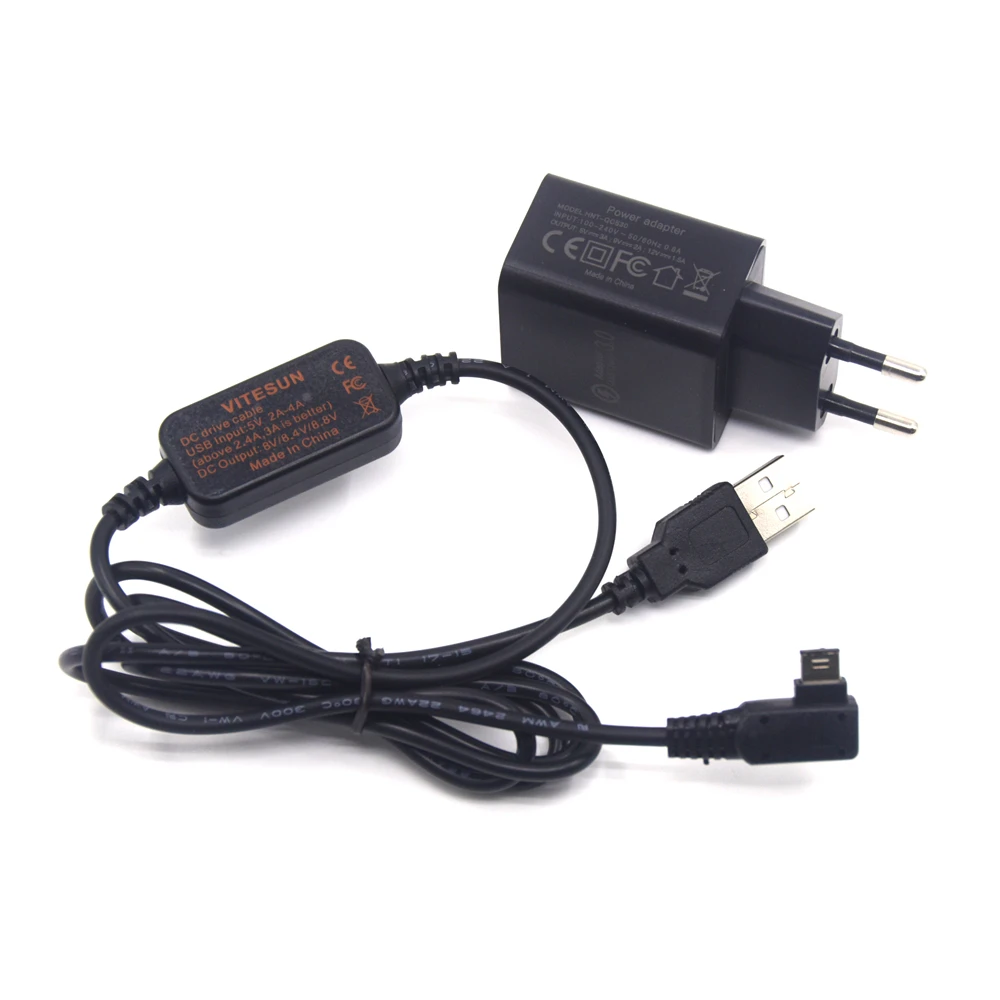 Внешний аккумулятор для камеры USB кабель 8 4 в + адаптер зарядного устройства Sony A77