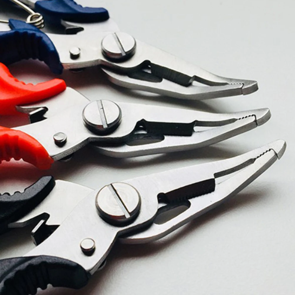 

Multi-function Stainless Steel Fishing Scissors Curved Mouth Fishing Pliers