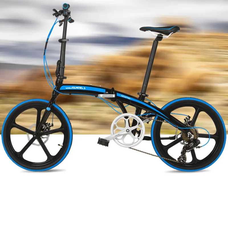 7 1 скорости 20 дюймов складной велосипед супер свет рама из алюминиевого сплава BMX