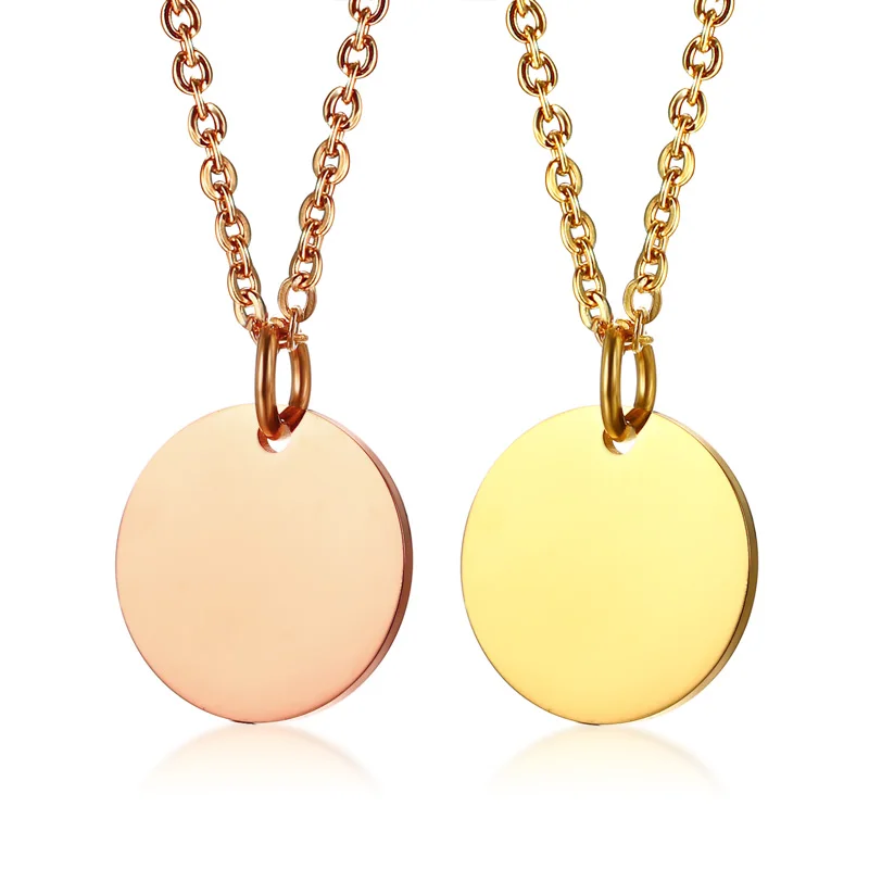 Ожерелье чокер женское из нержавеющей стали с гравировкой 3 цвета|Ожерелья