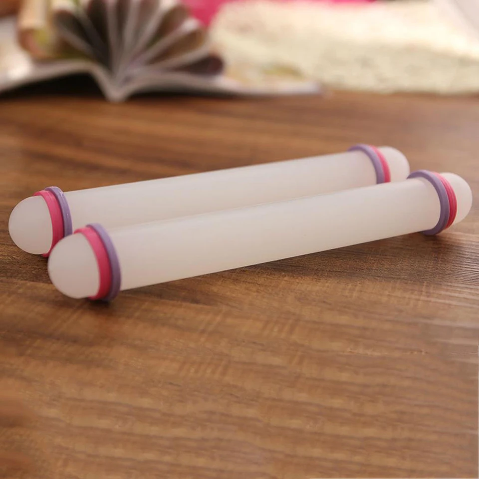 

Msjo 23-50cm Non-stick sugar rolling pin Plastic Baking Cookies Biscuit Fondant Cake Dough Roller Household Bakeware Rolling Pin