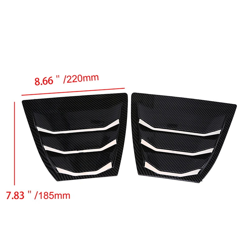 Posbay черная наклейка на заднее окно автомобиля Стайлинг авто боковое жалюзи совок