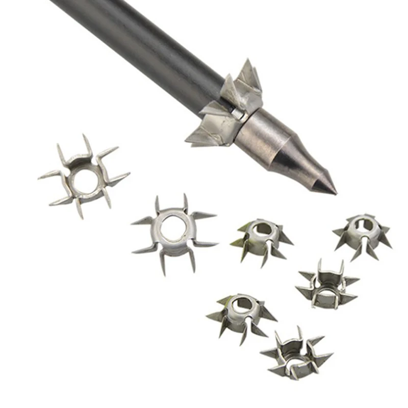 2 шт. 11g целевые очки наконечник для стрелы дзюдо наконечники стрел 8 лапа точки на