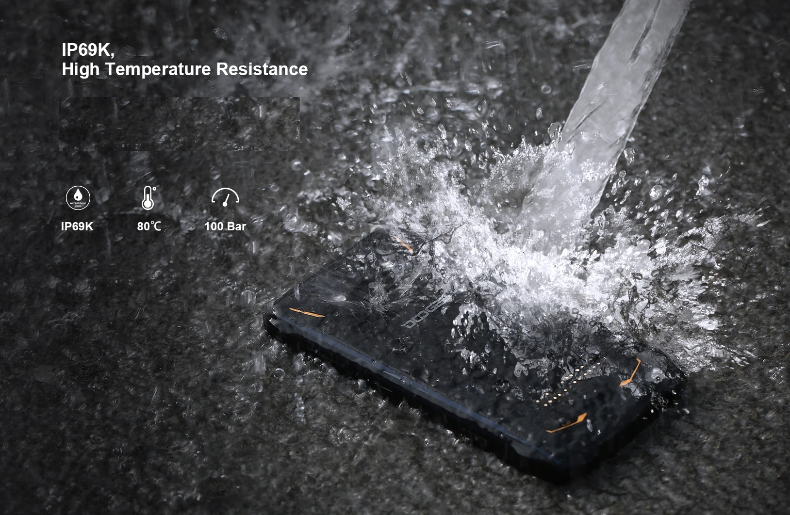 DOOGEE S90 IP68/IP69K прочный мобильный телефон Быстрая зарядка 6,18 ''19:9 экран 5050 мАч Восьмиядерный 6 ГБ 128 ГБ Android 8,1 Поддержка nfc