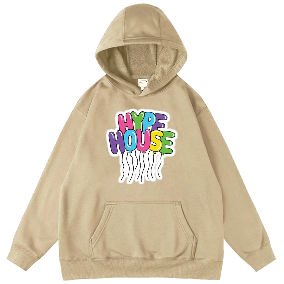 

Hype House Fun Mens Oversized Hoodie Anime Letters Sweatshirt Unisex Autumn 2021 Loose Hooded Streetwear Man Harajuku Pullover
