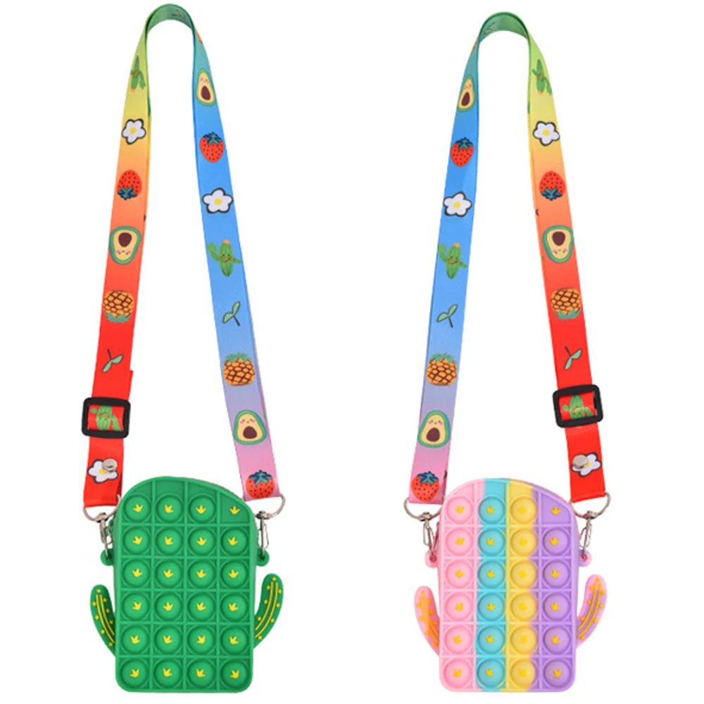 

Рождественские ручные чехлы с кактусами, игрушки-антистресс для стимуляции аутизма