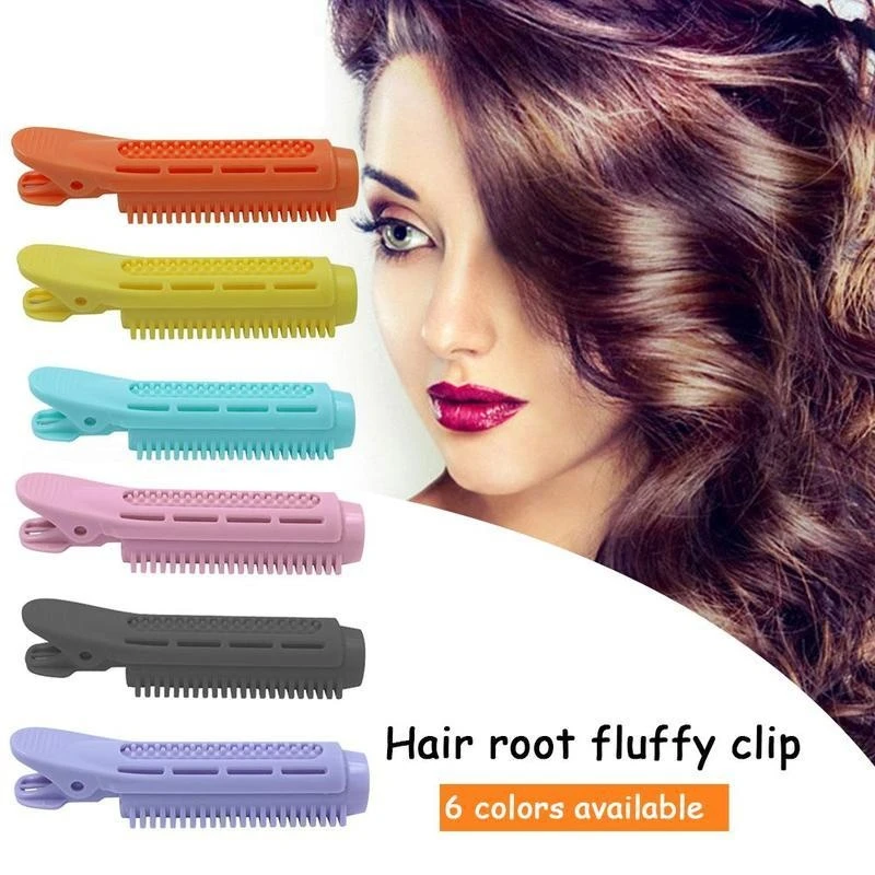 

Portable Hair Natural Fluffy Hair Clip Non-Heat DIY Lightweight Curler Home Salon Hair Root Clip Roller Hair Tool